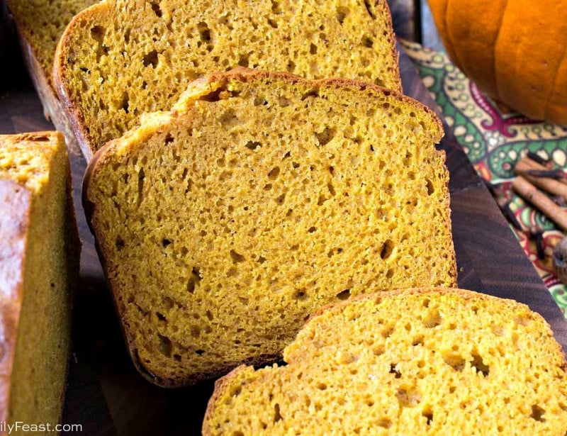 Sweetened Condensed Milk Pumpkin Bread